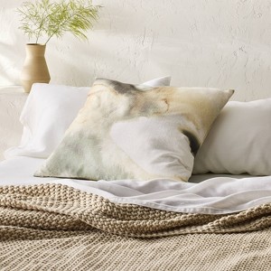 Euro Heavyweight Linen Blend Throw Decorative Pillow Print - Casaluna™ - 1 of 3
