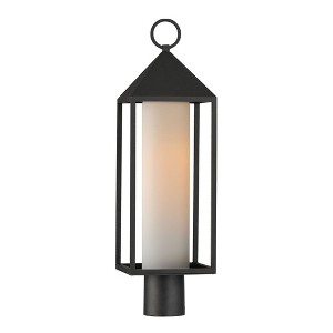 Maxim Lighting Aldous 1 - Light Post Light in  Black - 1 of 3