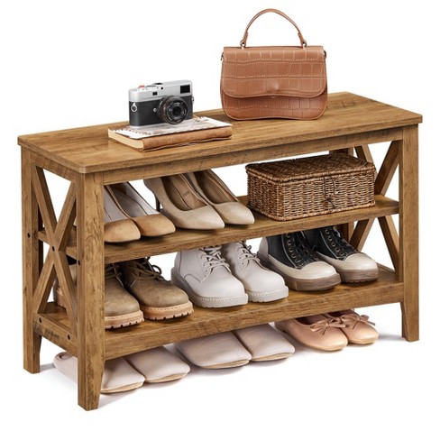 Shoe storage bench discount target