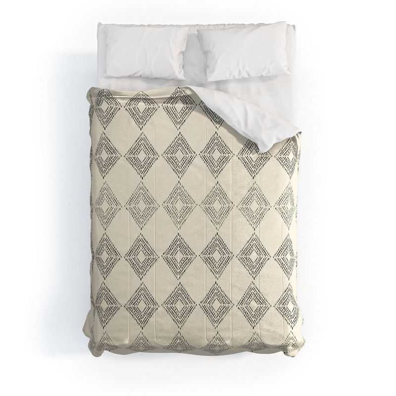 Nora Fancy Diamond Polyester Comforter & Sham Set - Deny Designs, 1 of 5