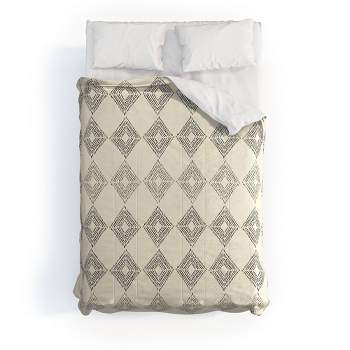 Nora Fancy Diamond Polyester Comforter & Sham Set - Deny Designs