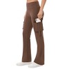 Clearlove Women's Stretchy Wide Leg High Waist Bell Bottom Pants - 3 of 4