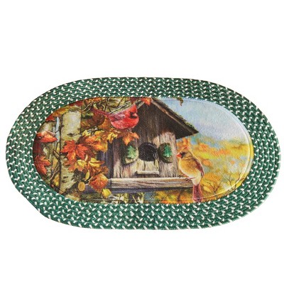 Collections Etc Home Sweet Home Birdhouse Braided Accent Rug : Target