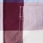 burgundy buffalo check