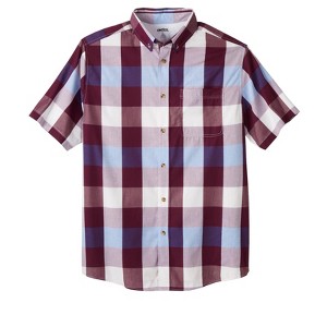 KingSize Short Sleeve Printed Sport Shirt - 1 of 4