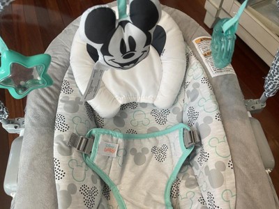 Disney Baby Bright Starts Mickey Mouse Cloudscapes Comfy Baby Bouncer ...