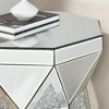 PAGED Side Table Simple End Table with Glass Tabletop and Metal Legs Modern Coffee Table for Living Room, Bedroom - 2 of 4