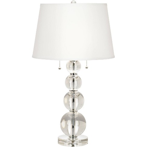 Table Top Dimmer Crystal Spheres Glass, Nicole Miller Crystal Table Lamps