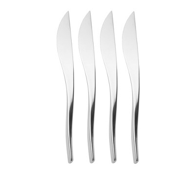 Nambe Anna 18/10 Stainless Steel Steak Knives, Set of 4