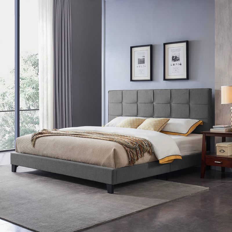 Eveleth Contemporary Low Profile Platform Bed - Christopher Knight Home, 3 of 9