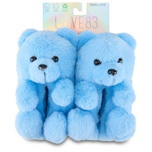 Love 83 3D Plush & Comfy Pastel Collection Teddy Bear Novelty Slipper - Makes A Great Holiday & Birthday Present - 1 of 4