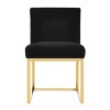 TOV Furniture Haute Velvet Chair in Black - 3 of 4