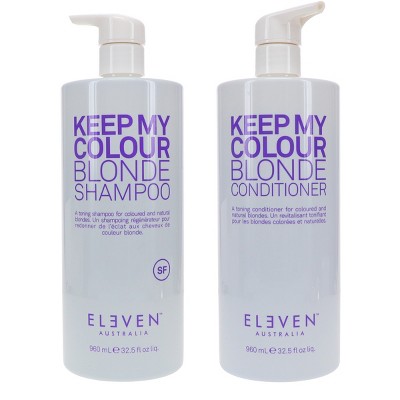 ELEVEN Australia Keep My Colour Blonde Shampoo 32.5 oz & Keep My Colour Blonde Conditioner 32.5 oz Combo Pack