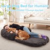 Human Dog Bed, 71"x43"x12" Dog Beds for Large Dogs, Foldable Plush Washable Dog Bed for People Doze Off, Orthopedic Dog Beds for Humans Size - 3 of 4