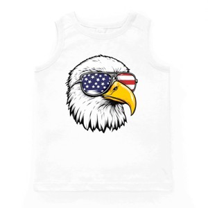 The Juniper Shop Patriotic Eagle Sunglasses Youth Tank Top - 1 of 4