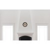 14" x 1.8" Birchwood Bauhaus Traditional Decorative Wall Clock Black Frame - By Chicago Lighthouse: Modern Analog, Indoor Use - 3 of 3