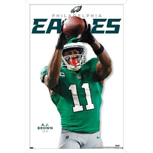 Trends International NFL Philadelphia Eagles - A.J. Brown Feature Series 24 Framed Wall Poster Prints - 1 of 4