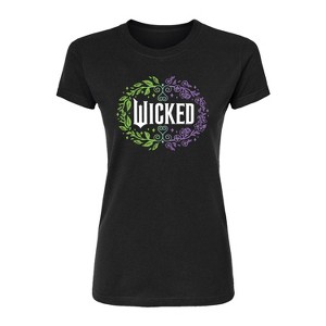 Women's - Wicked - Floral Wicked Logo Fitted Graphic T-Shirt - 1 of 2