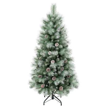 National Tree Company First Traditions Unlit Perry Pine Hinged Artificial Christmas Tree