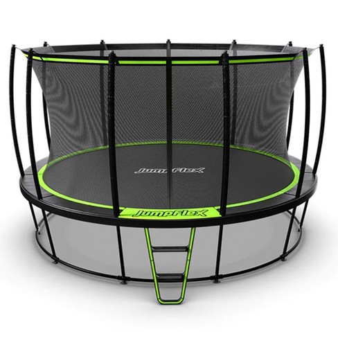 Jump zone 12ft cheap round trampoline with enclosure