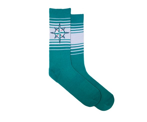 Seattle Mariners Horizon Crew Socks