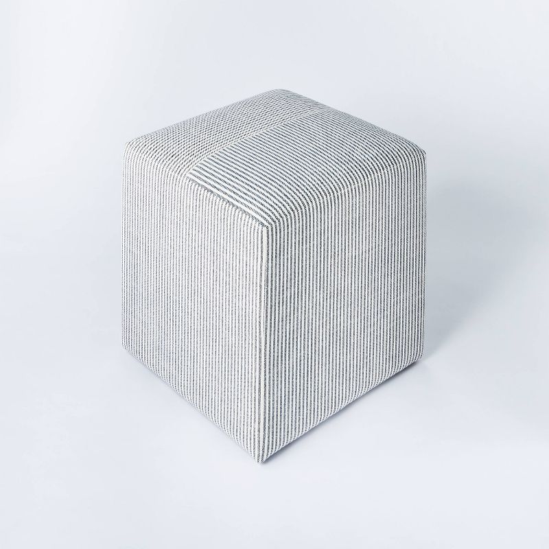 Lynwood Square Upholstered Cube Ottoman - Threshold™ designed with Studio McGee, 5 of 28