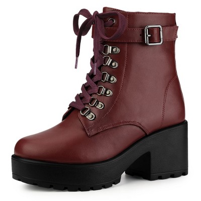 burgundy boots target