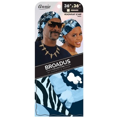 Annie International Broadus Reversible Collection Scarf - 36x36" - Blue