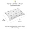 BreathableBaby Cotton Percale Pillowcase, For 13" x 18"/33 x 46 cm Toddler Pillow, Hedgehogs (2-Pack) - 3 of 4