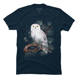 Men's Design By Humans Snowy By littleclyde T-Shirt - 1 of 4