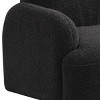 GlasFlength Sofas Playful Bear Shaped Soft Fabric Kids Armchair Durable with Plush Upholstery for Playrooms, Black, 21"*25.5"*23" - 3 of 4
