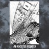 Mens Rooster Fighter Demon Fight Panel T Shirt - Black/Charcoal - 2X Large - 2 of 3
