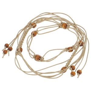 Unique Bargains Women's Retro Bohemian Tie Belt 1 Pc - 1 of 4