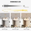 Ludomide 42" Crystal Ceiling Fan with Dimmable LED Lights, Retractable Fandelier with Remote Control, Gold Chandelier for Bedroom & Living Room - 3 of 4