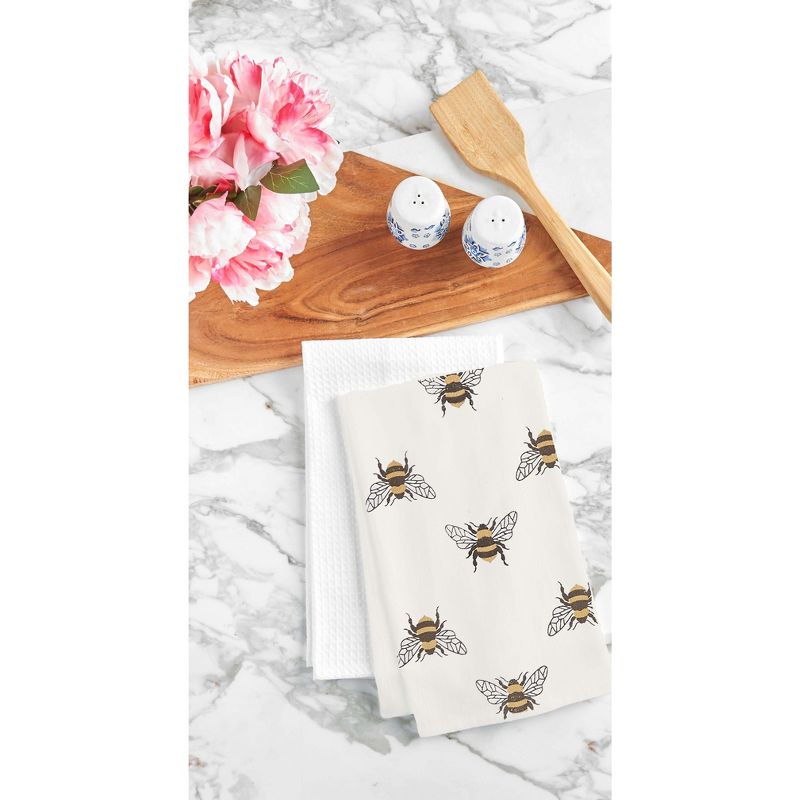 C&F Home Bumble Bee Printed Cotton Kitchen Towel, 4 of 6