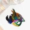 Unique Bargains Sequined Feathers Party Mask 1 Pc - 4 of 4