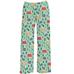 Collections Etc Snoopy Camp Out Elasticized Drawstring Waistband Lounge Pants - 1 of 4