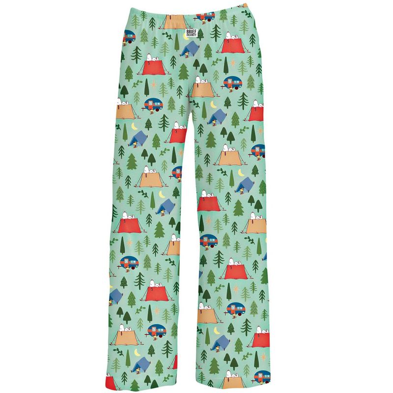 Collections Etc Snoopy Camp Out Elasticized Drawstring Waistband Lounge Pants, 1 of 5