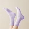 Alilang Women's Summer Ribbed Ankle Socks with Bow Embroidery Casual 5Pk - 3 of 4