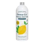 Grove Co. Liquid Dish Soap Refill - Lemon Eucalyptus & Mint - 32 fl oz