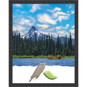 Amanti Art Mezzanotte Black Wood Picture Frame - 1 of 4