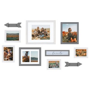 10pc Bordeaux Expressions Frame Box Set - Kate & Laurel All Things Decor - 1 of 4