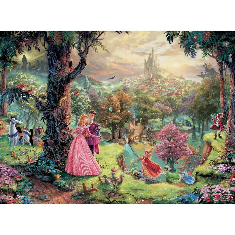 Silver Select Thomas Kinkade Disney Sleeping Beauty 1000pc, 4 of 7