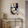 Art Remedy Flowing II Abstract Shapes Wall Art Framed - 2 of 4