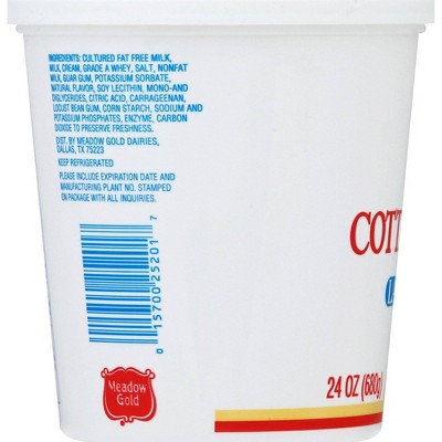 Meadow Gold Large Curd Cottage Cheese 24oz Target