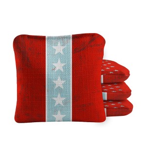 Skip's Garage | American Moto Synergy Pro Red Cornhole Bags (Set of 4) - 1 of 4