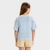 Girls' Short Sleeve Pullover Sweater - Cat & Jack™ - 2 of 3
