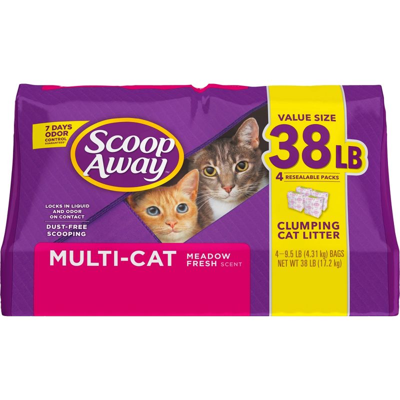 Scoop Away Multi-Cat Clumping Scented Cat Litter, 6 of 10