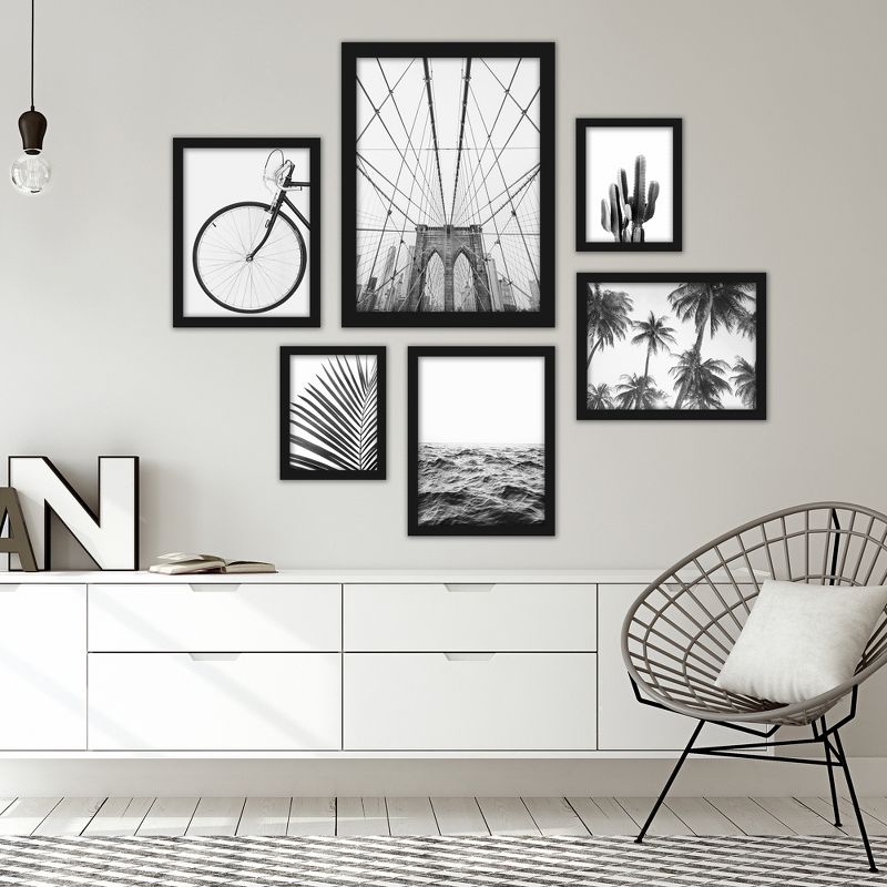 Americanflat Architecture Vintage (Set Of 6) Framed Prints Gallery Wall Art Set Black & White Photography2 By Sisi And Seb, 1 of 7