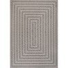 Chevron Modern Concentric Squares Indoor/Outdoor Area Rug - JONATHAN Y - 2 of 4